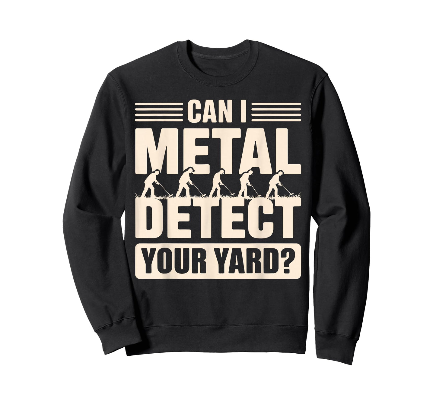 Funny Metal Detector Art for Men Women Adult Metal Detecting T-Shirt