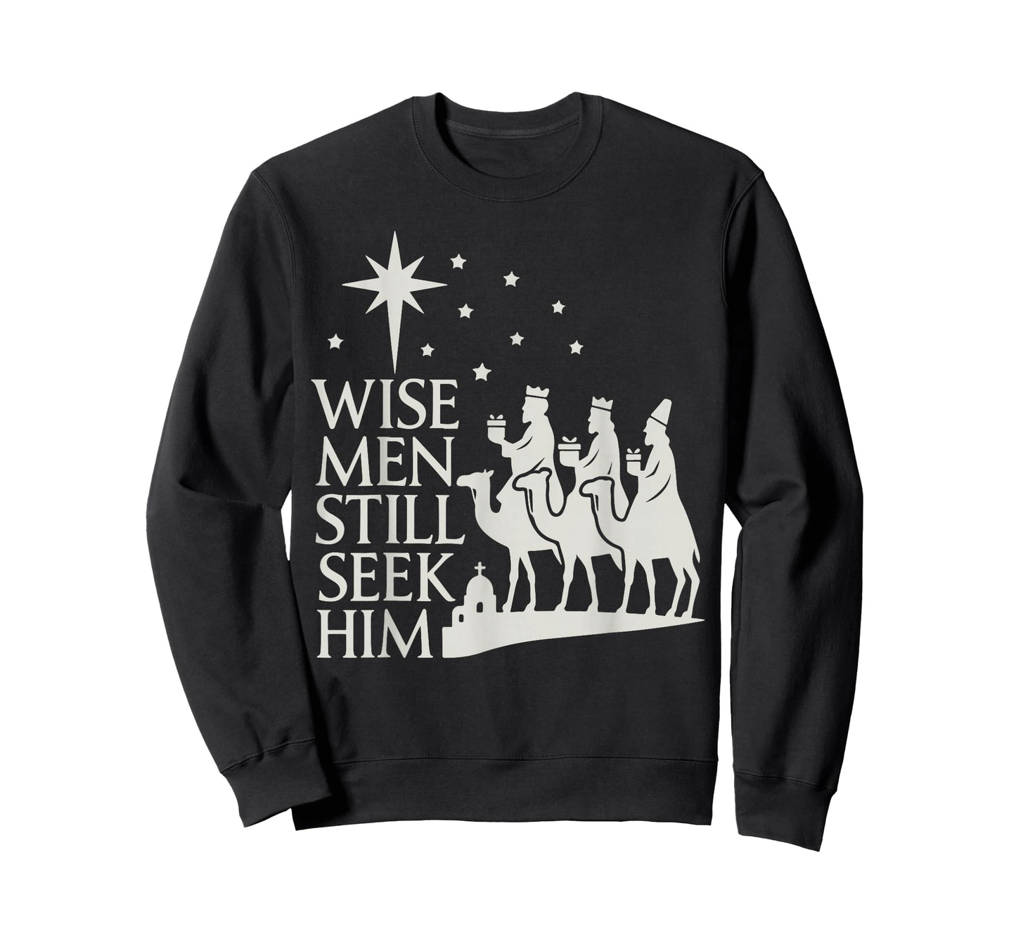 Wise Men Still Seek Him Christmas Christian Pajamas for Kids T-Shirt