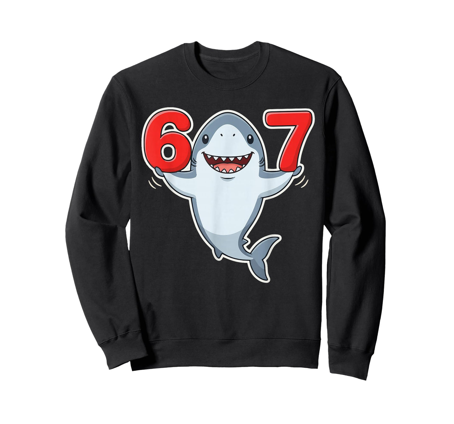 67 Funny Shark Six Seven 6-7 Meme Gen Z Humor Shark Lover T-Shirt