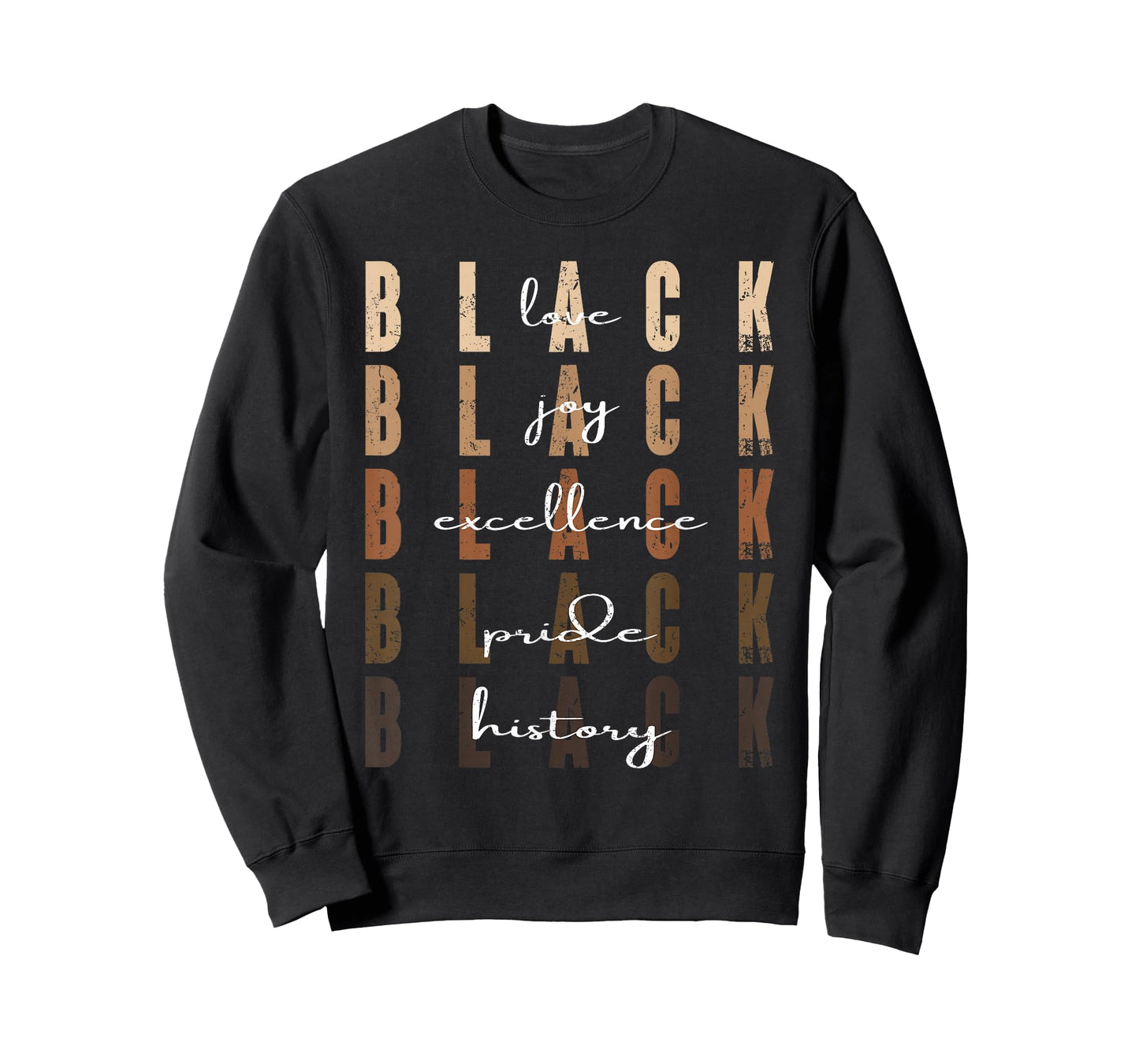 Black Love Joy Excellence Pride Black History African Roots T-Shirt