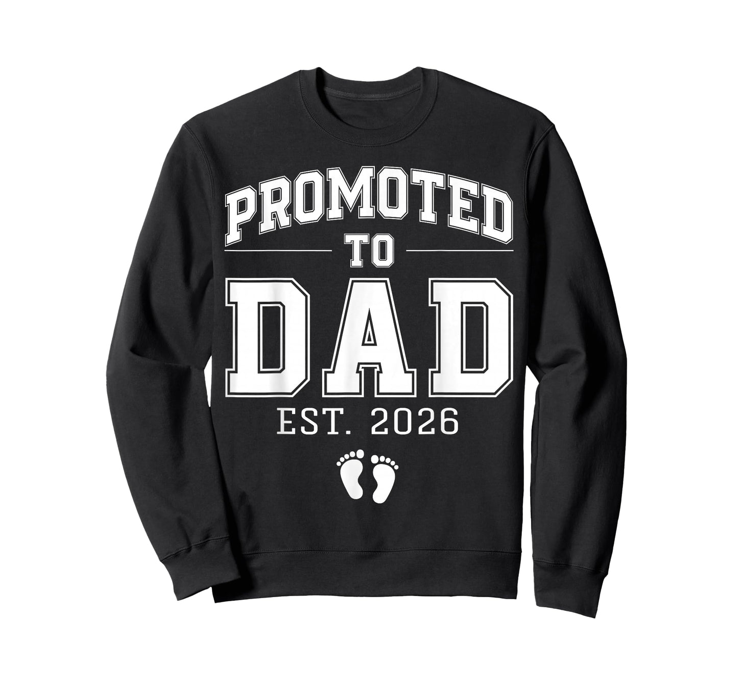 Promoted to Dad Est 2026 Varsity First Time Daddy to Be T-Shirt