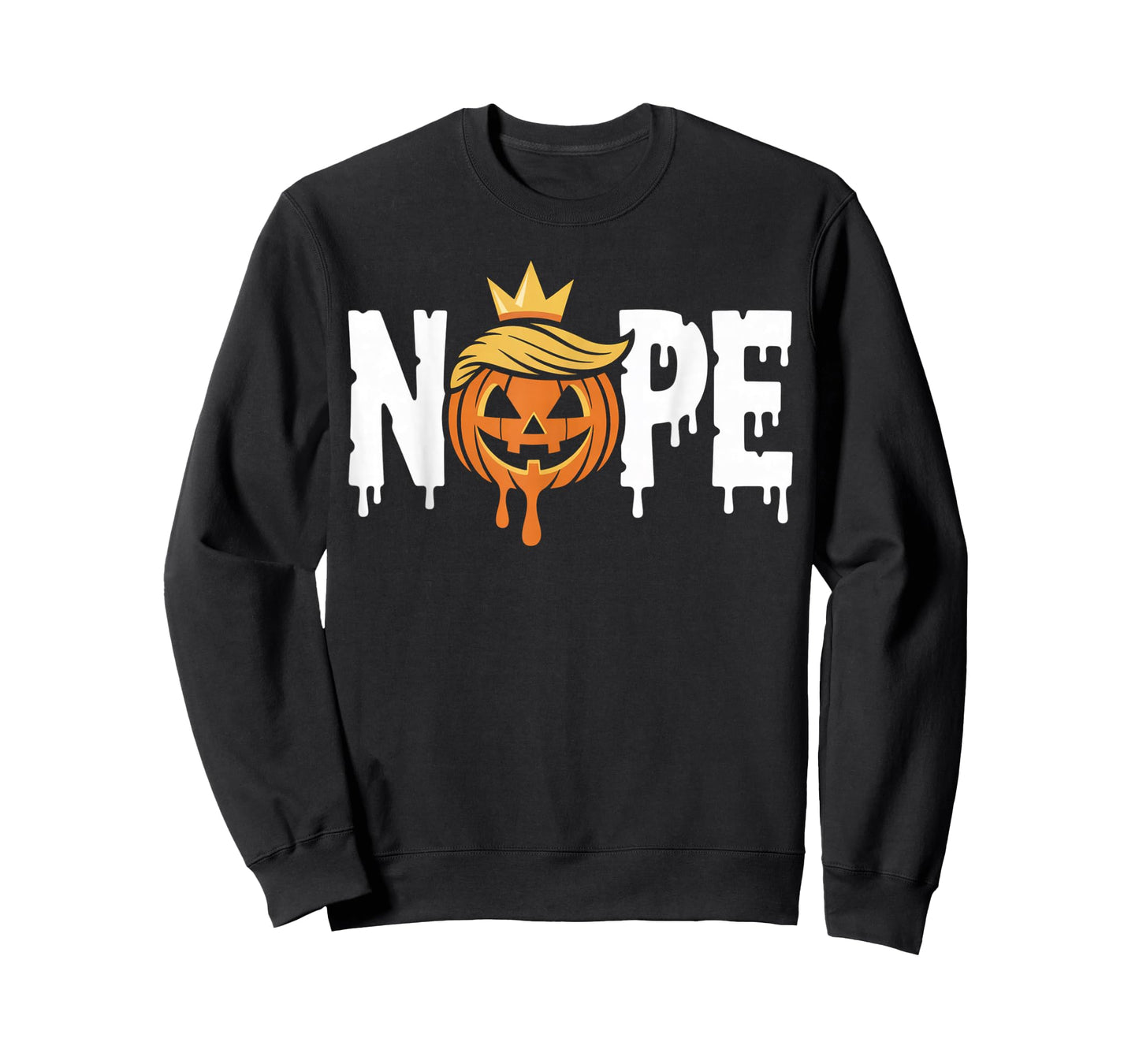 Funny No Kings Halloween 2025 Distressed USA Flag T-Shirt