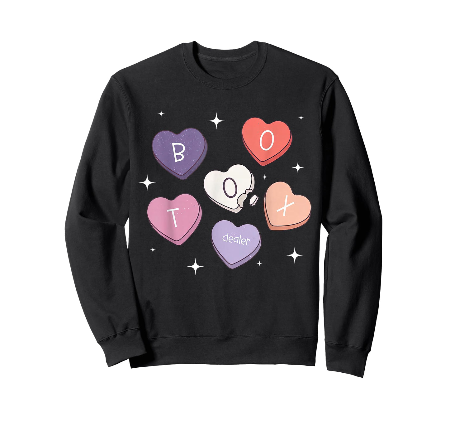 Heart Candy Valentines Botox Dealer Injector Esthetician T-Shirt
