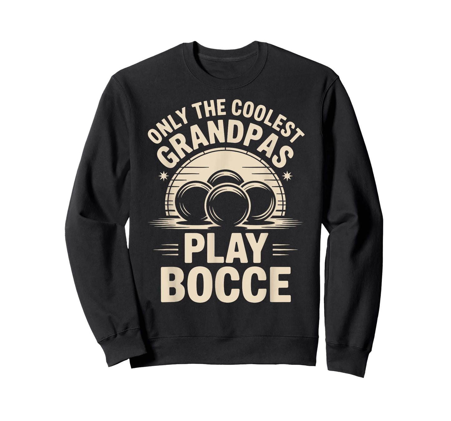 Only The Coolest Grandpas Play Bocce Ball T-Shirt