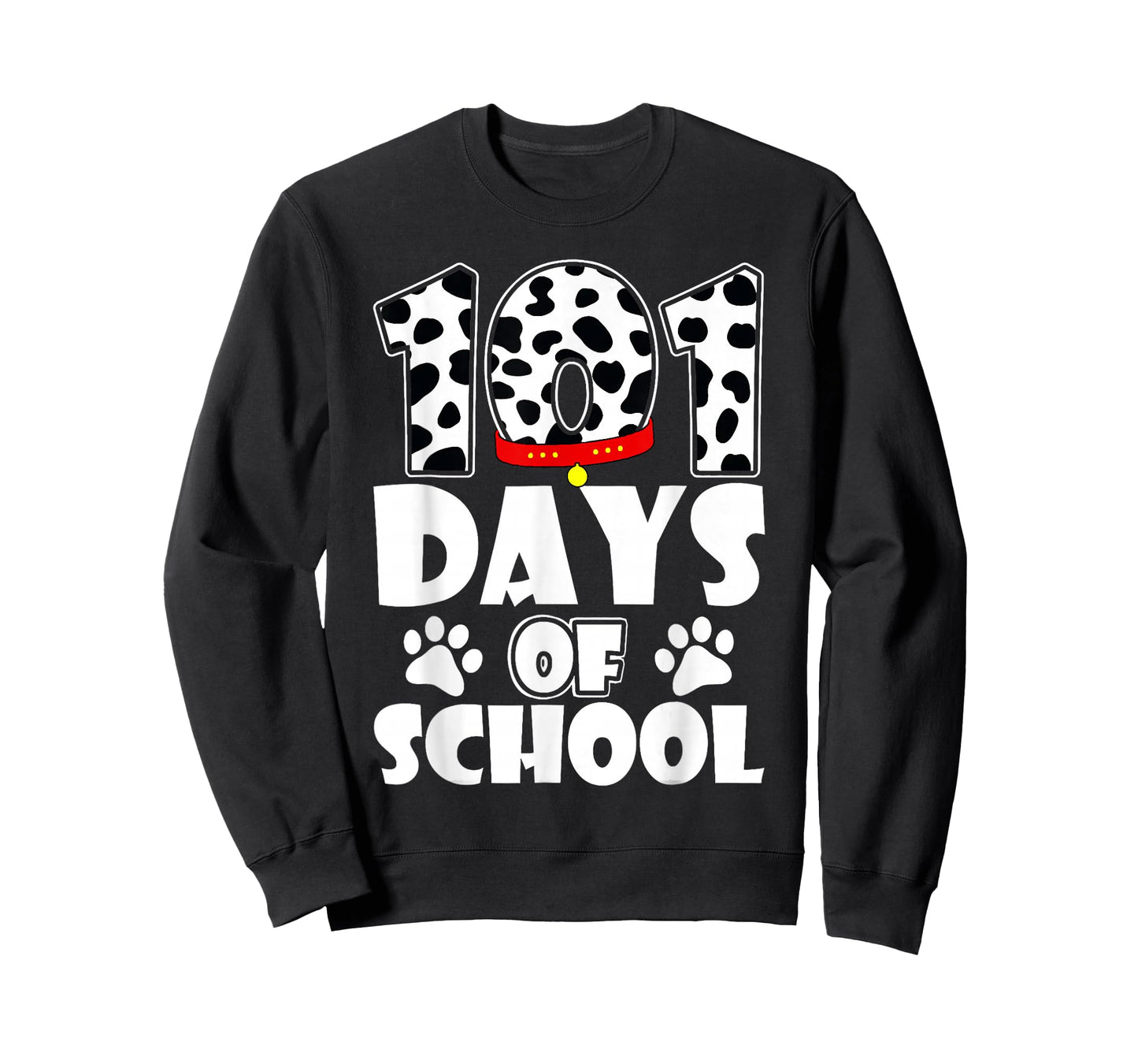 Cute Dog Happy 101 Days School 100 Days Student Teacher T-Shirt