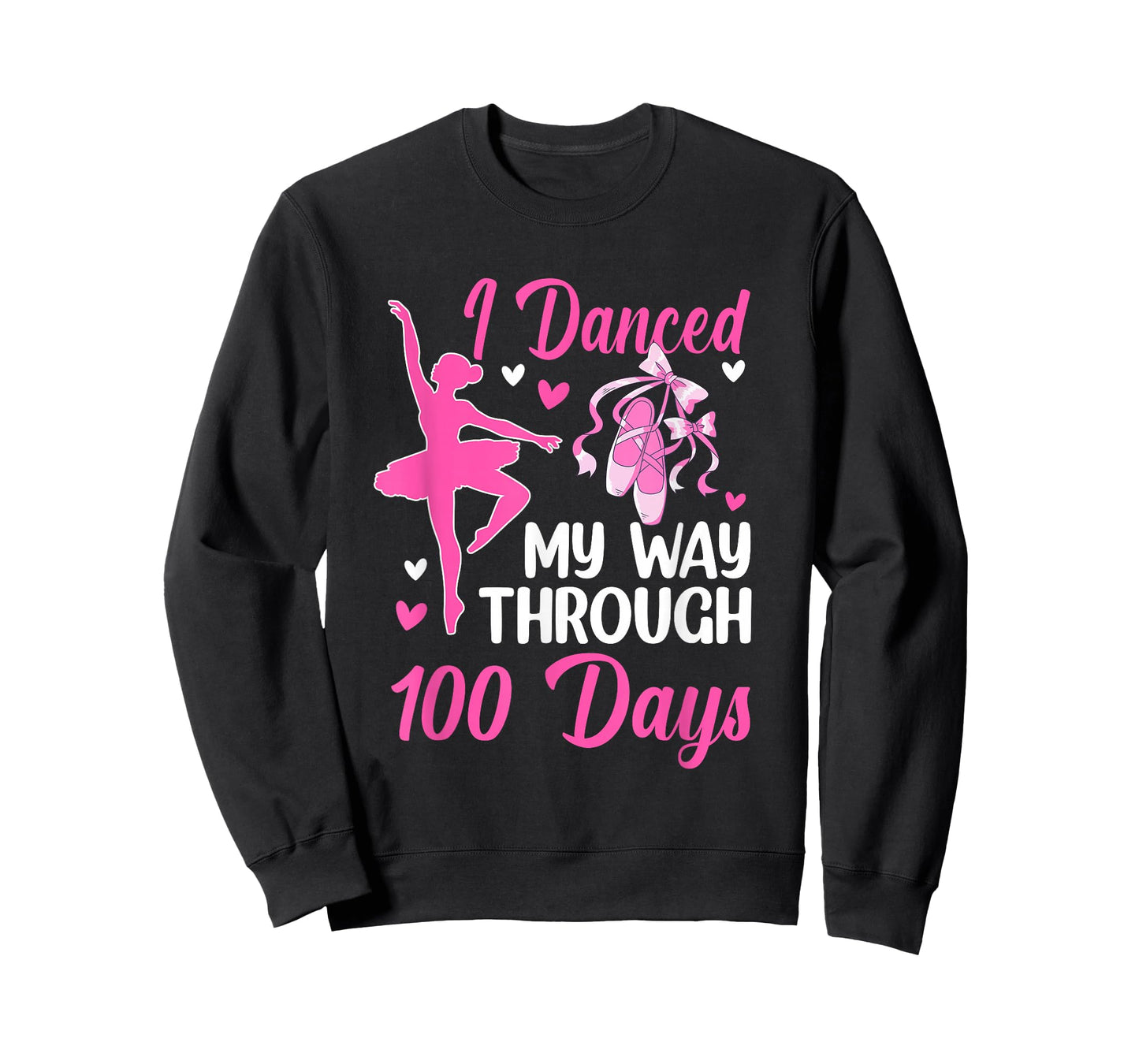 I Danced My Way Through 100 Days Ballet 100 Days of School T-Shirt