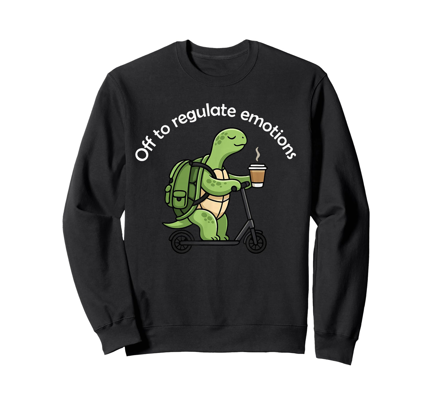 Off to Regulate Emotions Funny Turtle Mental Health Teacher T-Shirt