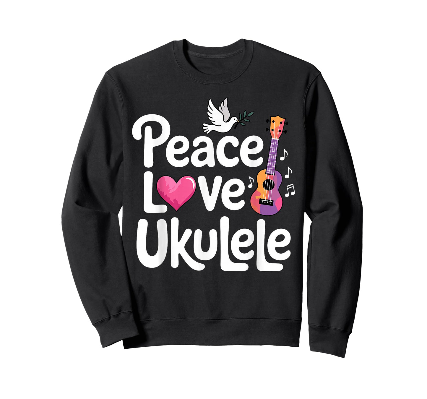 Cool Ukulele Art for Men Women Ukulele Player Music Ukulele T-Shirt
