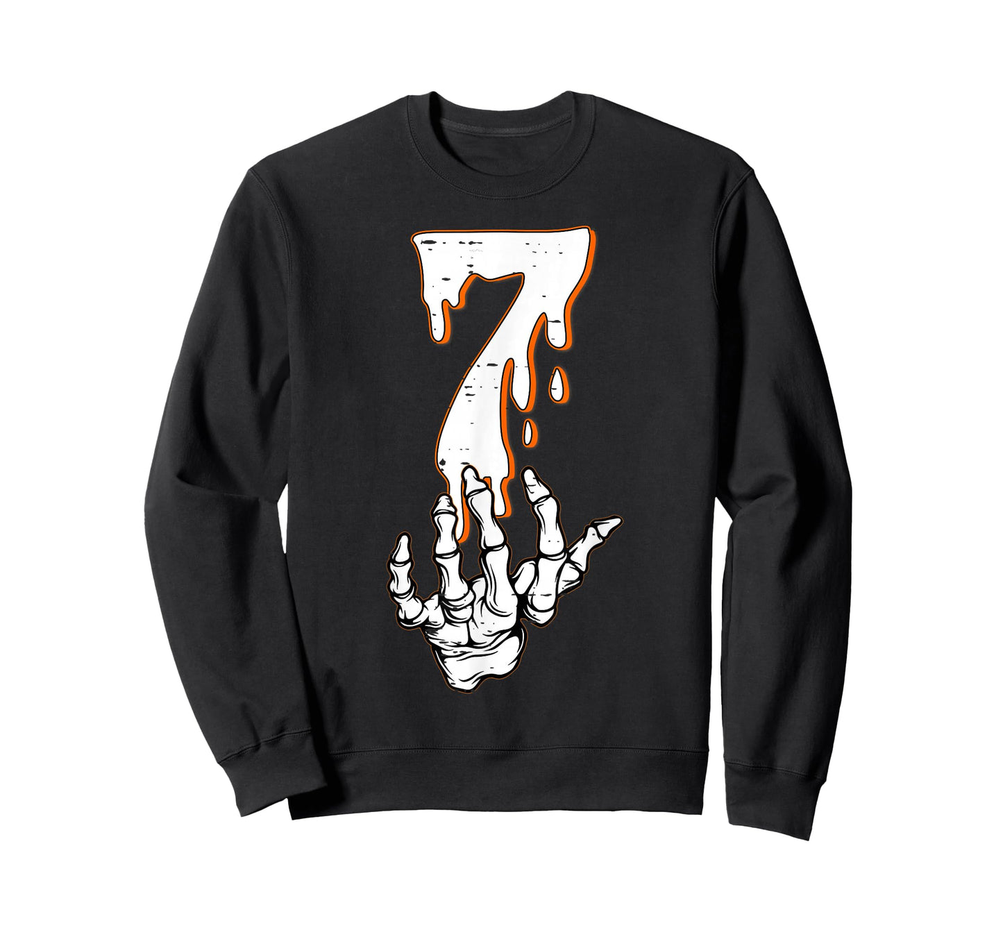 Halloween Shirts Number 7 Matching 67 Meme Skeleton Hand T-Shirt
