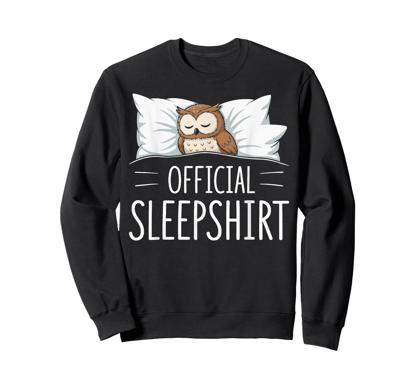 Official Sleepshirt Sleeping Owl Bird Lovers Pajama T-Shirt