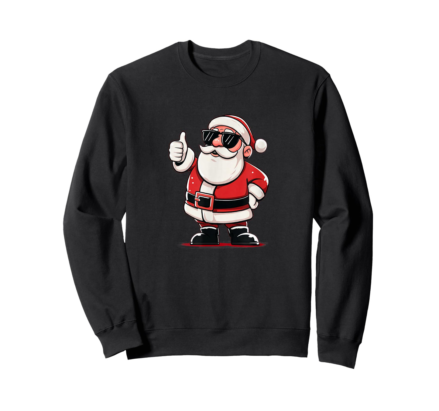 Awesome Thumb up Santa with Sunglasses for Boys and Girls T-Shirt