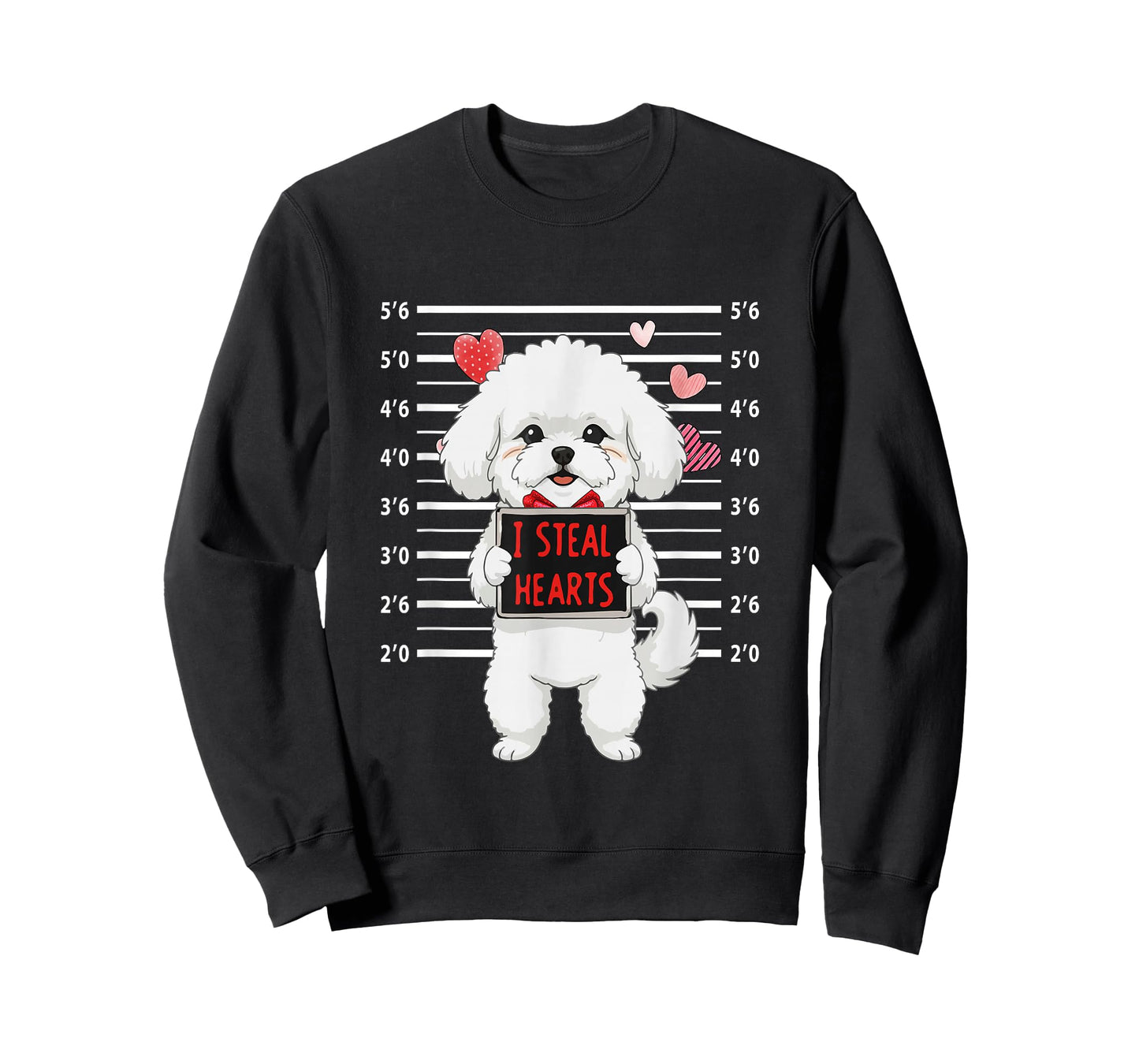 I Steal Cute Hearts Valentine's Day Bichon Frise Lover Owner T-Shirt