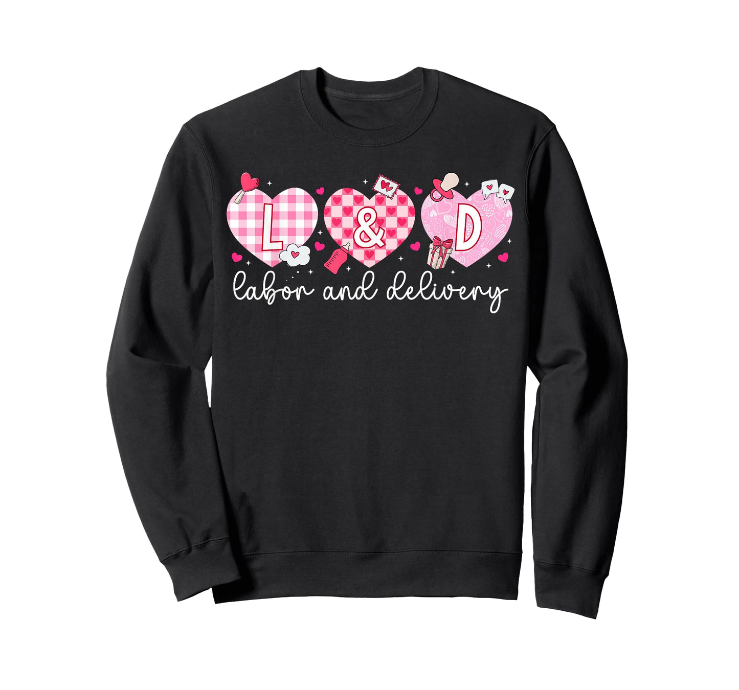 L&D Nurse Valentine Labor and Delivery Nurse Valentines Day T-Shirt