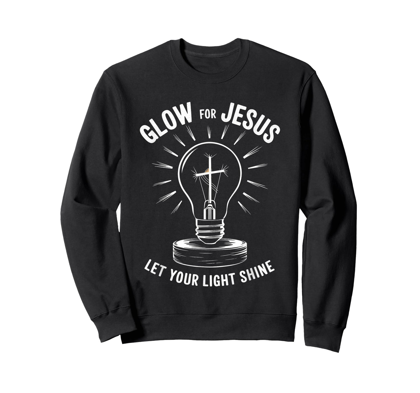 Glow for Jesus Tshirt Christian Faith Lion God Christianity T-Shirt