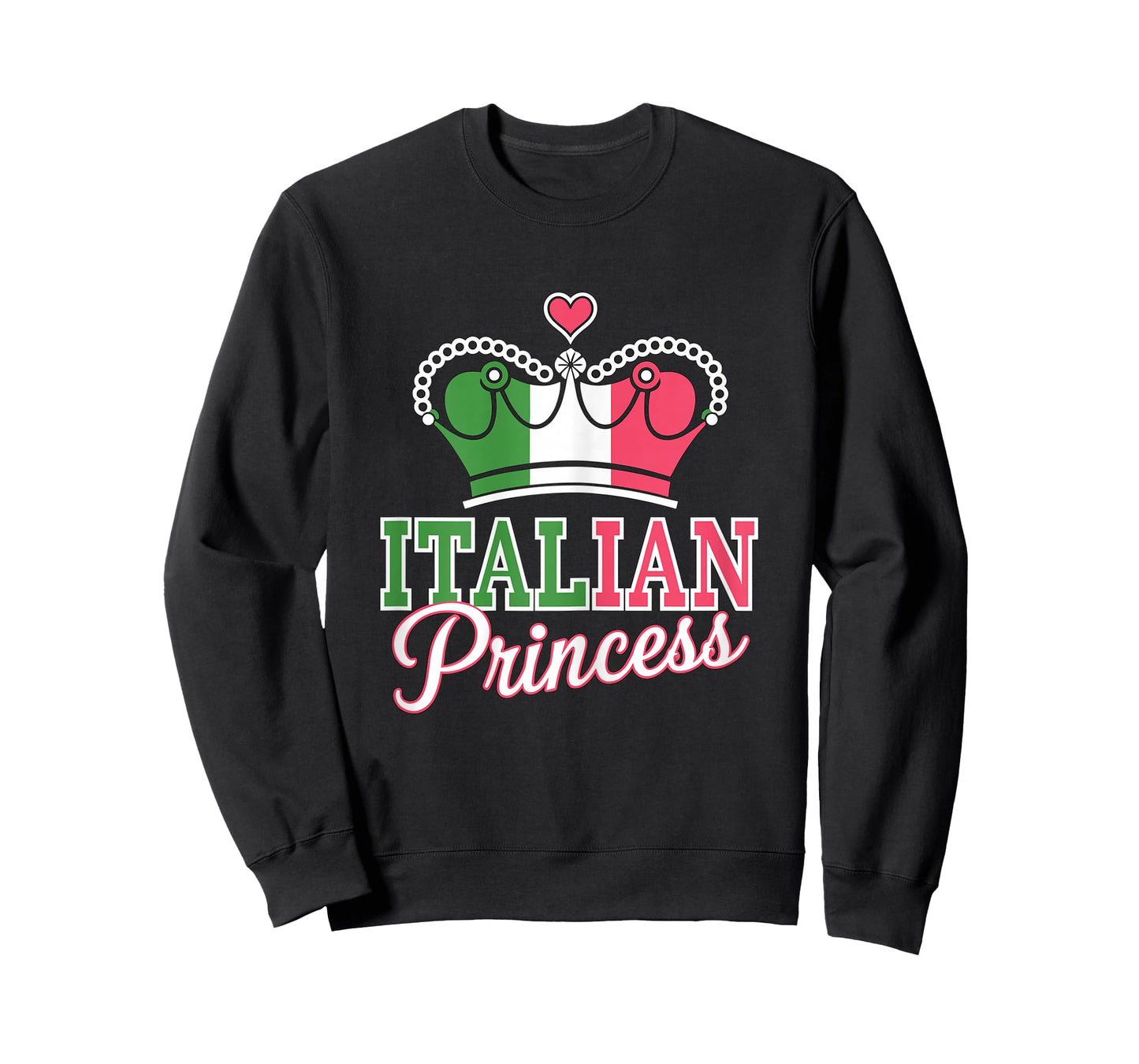 Italian Princess Italy Flag Girl T-Shirt