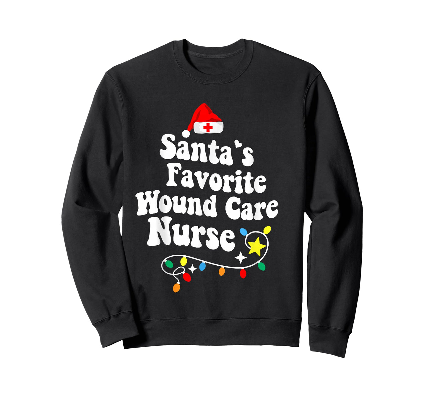 Santa's Favorite Wound Care Nurse Christmas T-Shirt