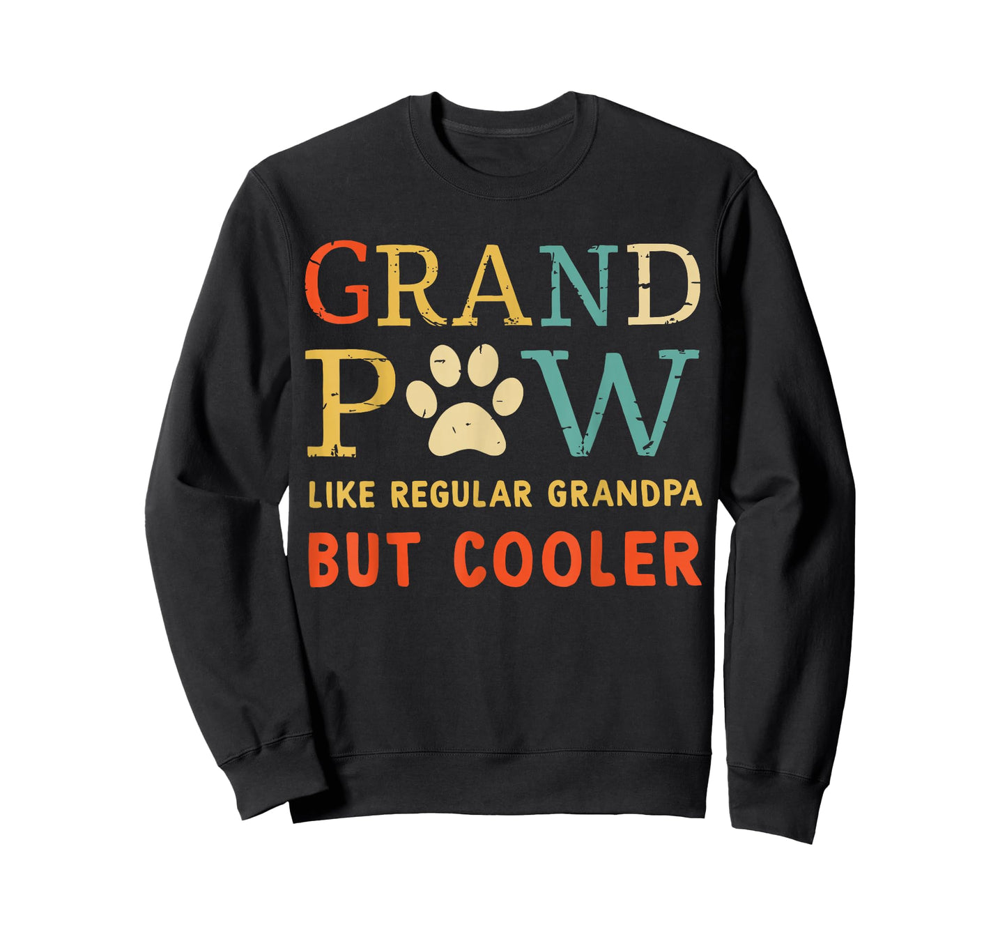 Dog Lover Grandpa Club Funny Grand Paw Dog Owner Fathers Day T-Shirt