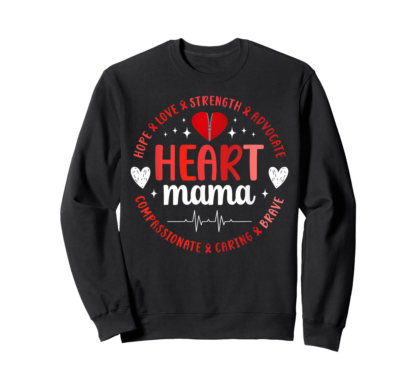 Heart Mama CHD Mom Congenital Heart Disease Mom T-Shirt