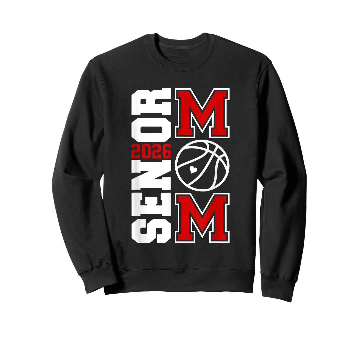 Senior Basketball mom Class of 2026 Player Graduation Grad T-Shirt