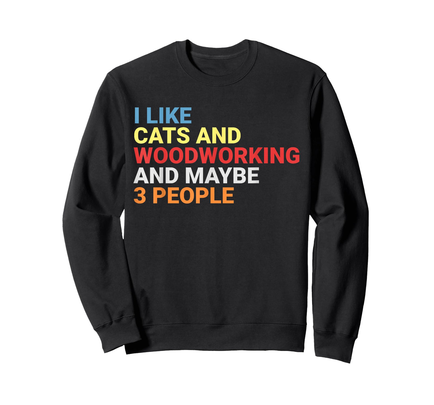 Retro I Like Cats and Woodworking Lover Woodworker Funny Cat T-Shirt
