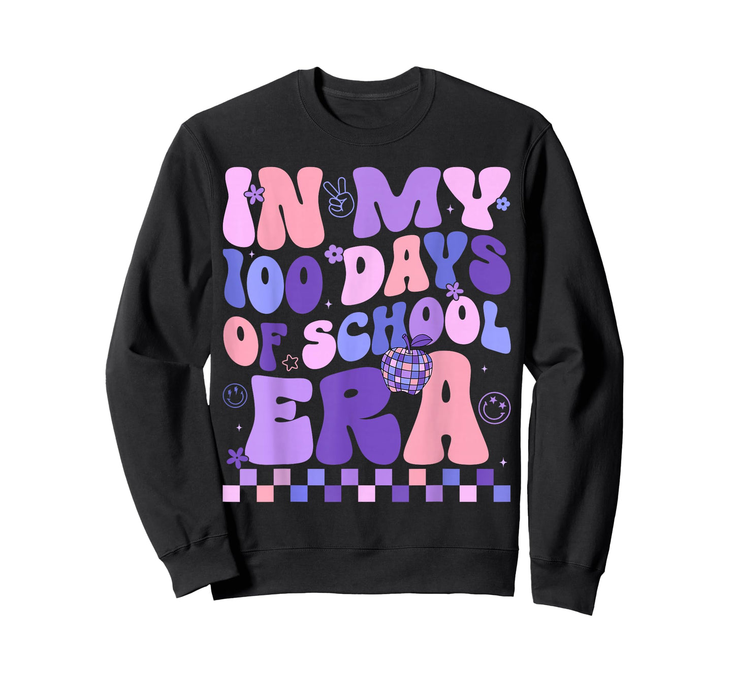 in My 100 Days of School Era Retro 100th Day of School 2026 T-Shirt