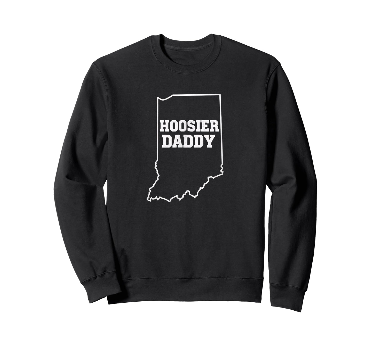 US States Hoosier Daddy State Outline Design T-Shirt