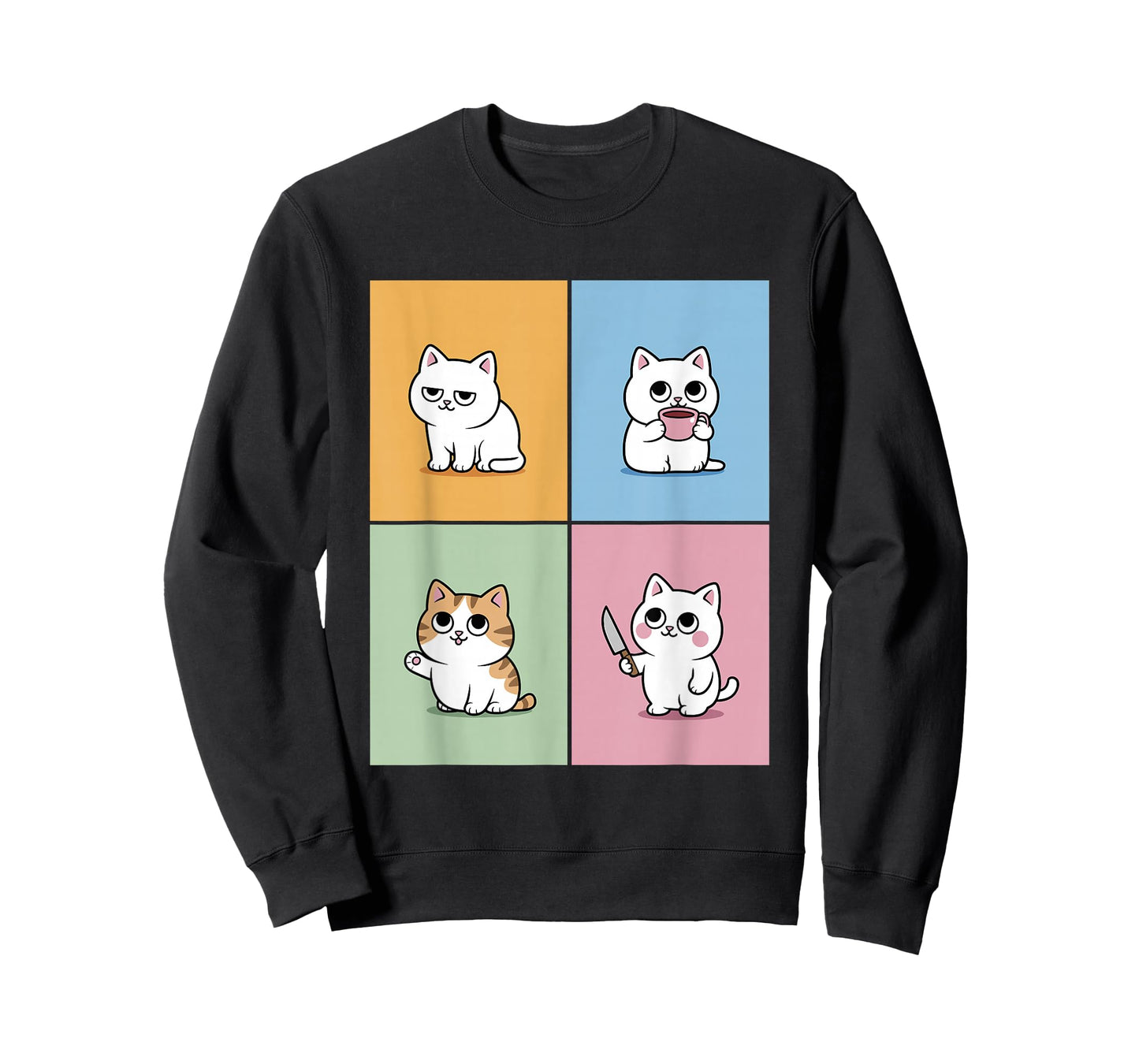 Cute Cartoon Cats T-Shirt