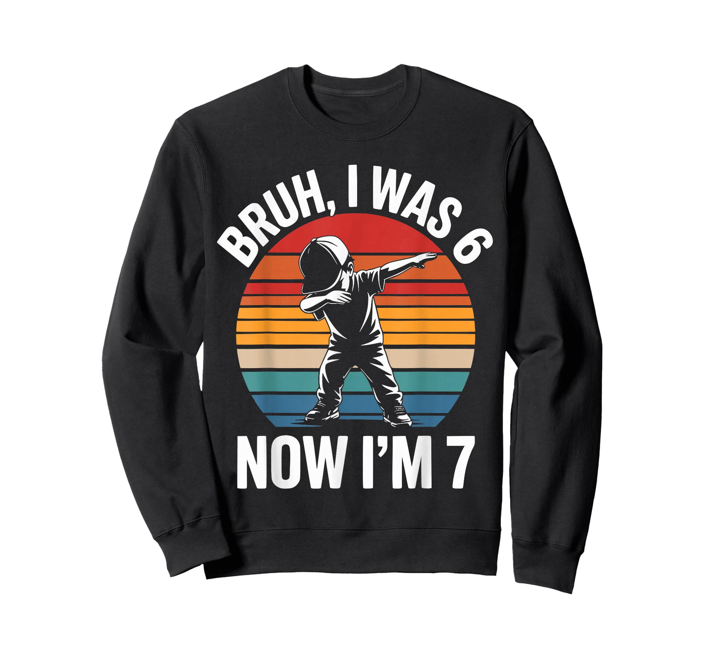 I was 6 Now I'm 7 Year Old 7th Birthday 67 Meme Dabbing Boys T-Shirt