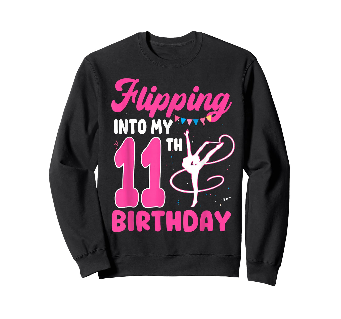 11 Year Old Girl Flipping Into My 11th Birthday Gymnastics T-Shirt