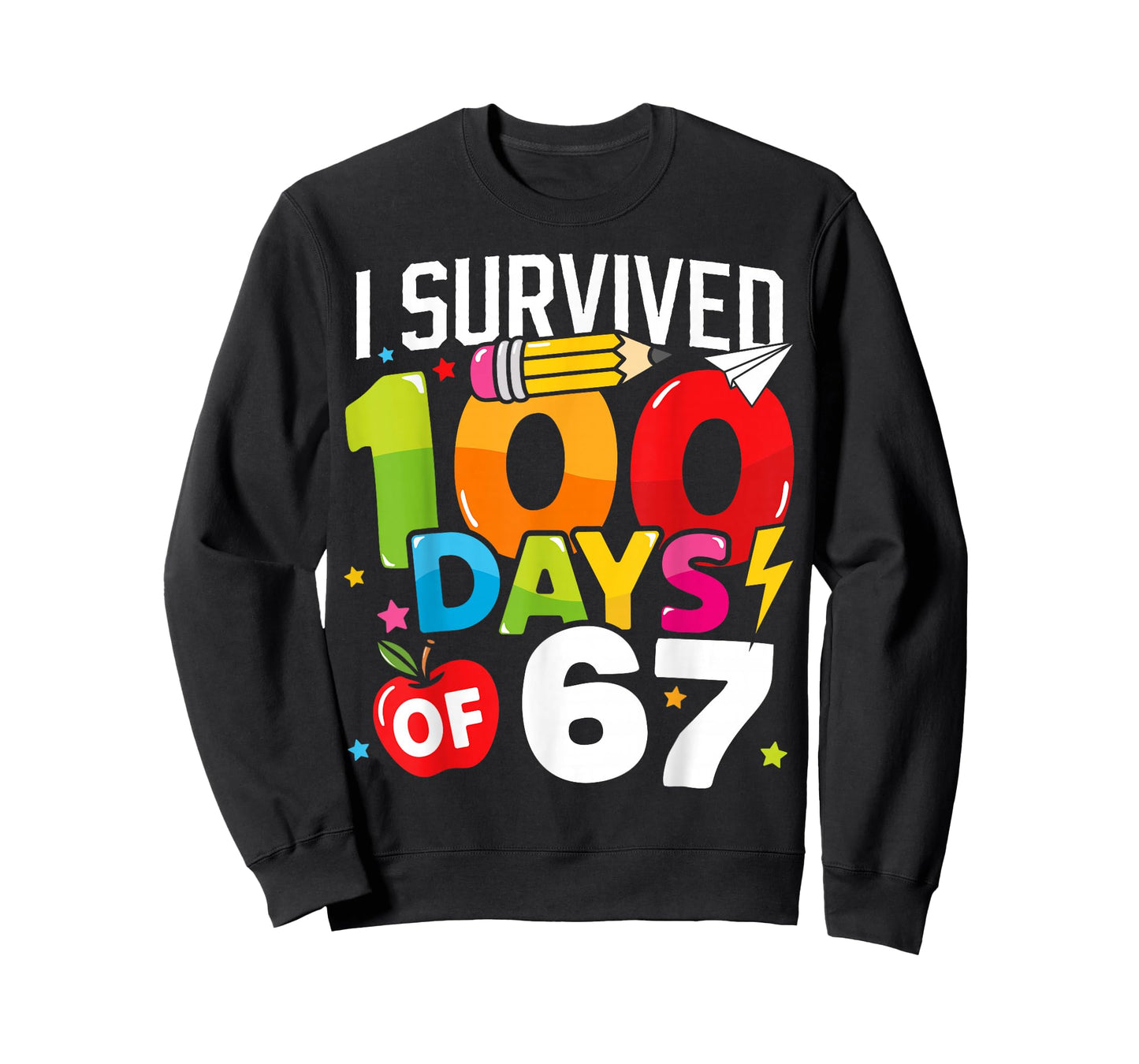 100 Days of 67 100th Day of School Kids Teacher T-Shirt