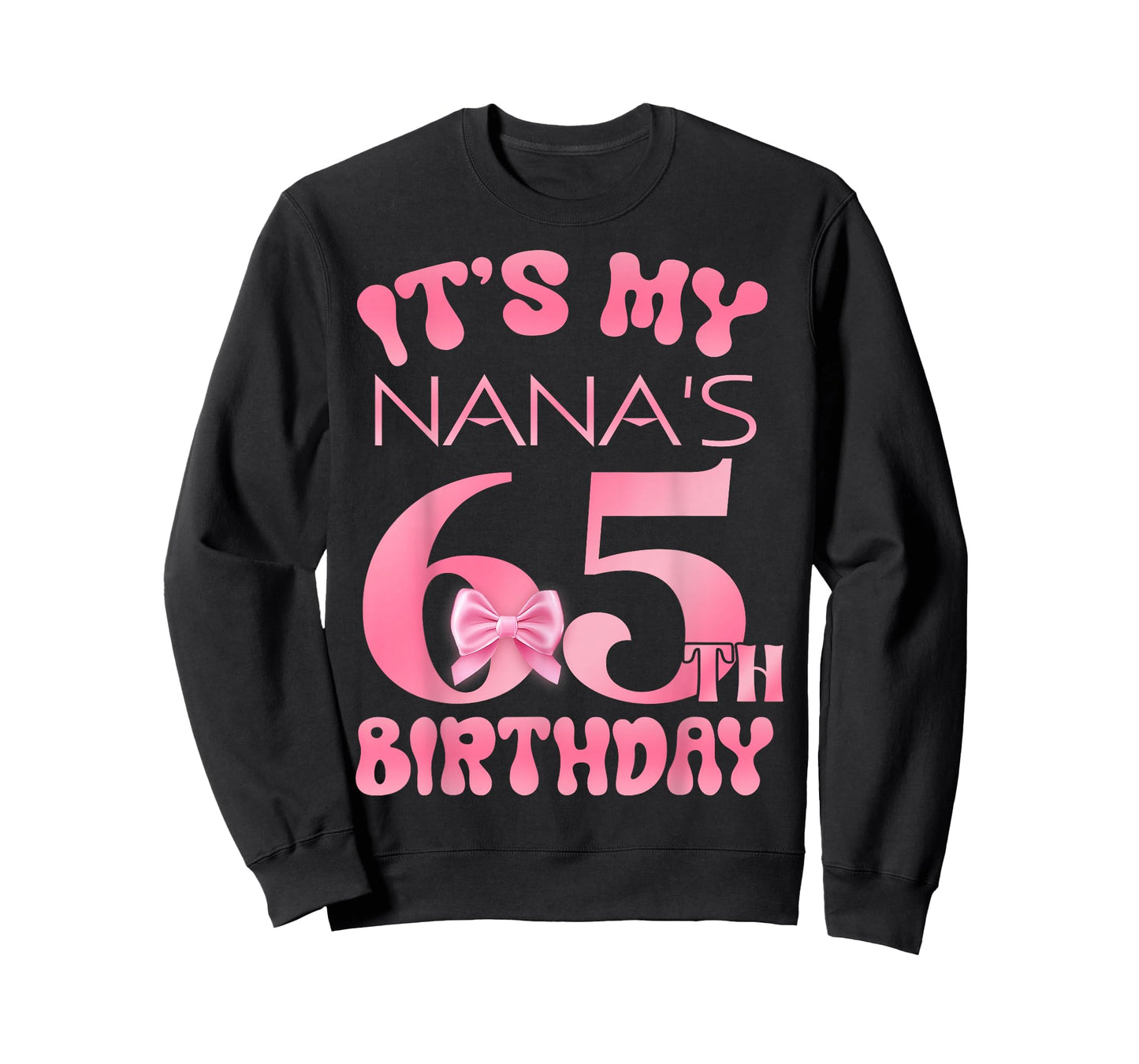 It's My Nana's 65th Birthday Girl Pink Party Themes T-Shirt