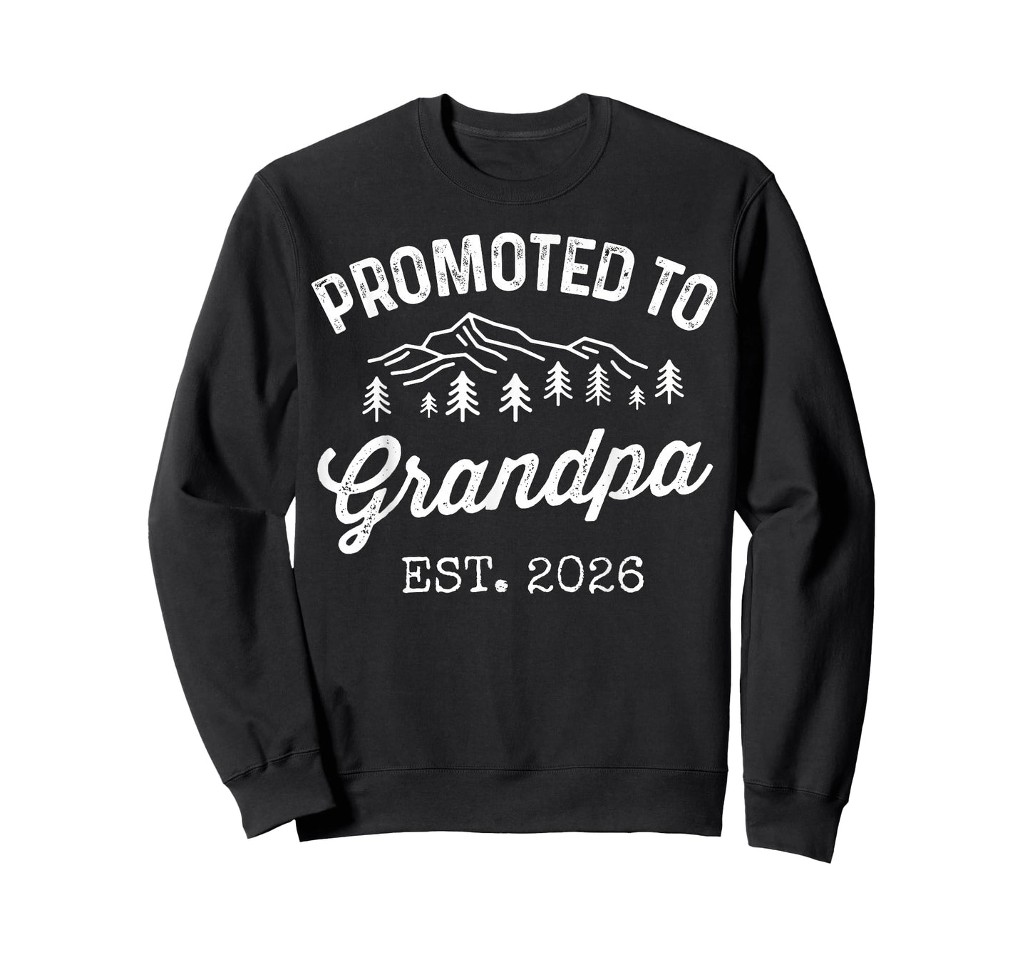Promoted to Grandpa Est 2026 First Time Grandfather to Be T-Shirt