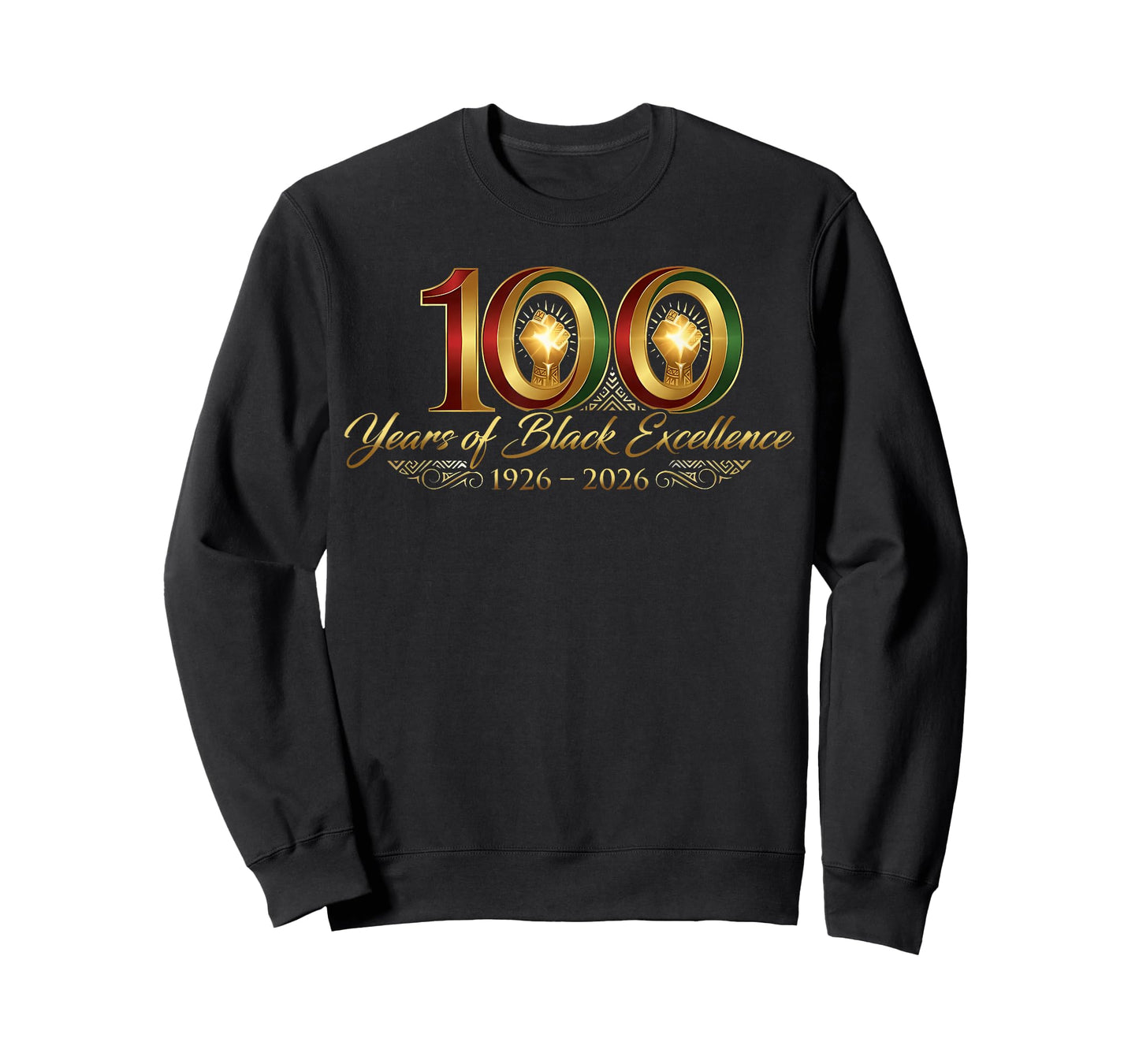 100 Years of Black Excellence 1926 2026 T-Shirt