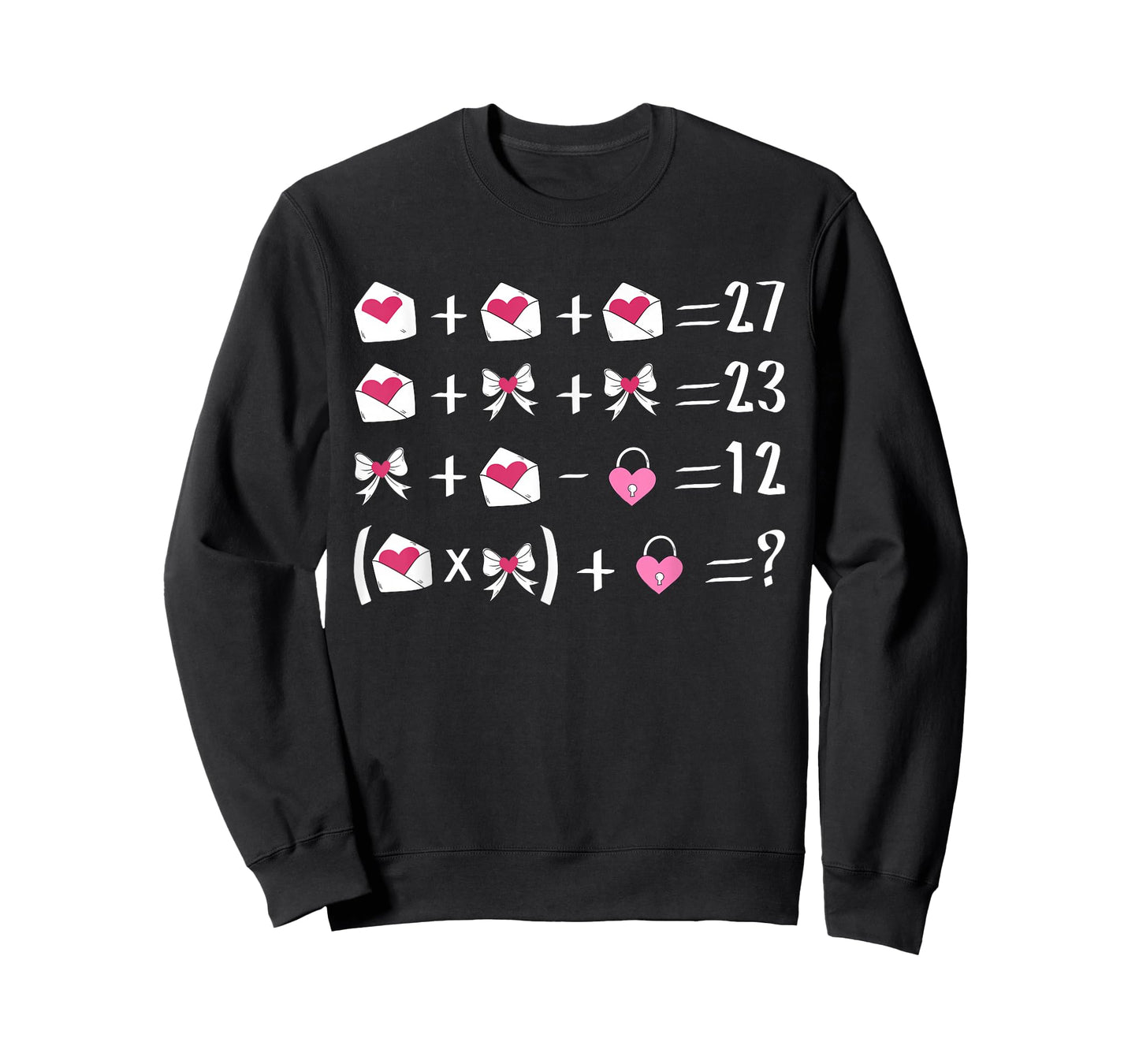 Funny 67 Meme Valentine Math Teacher Bow Six Seven Puzzle T-Shirt