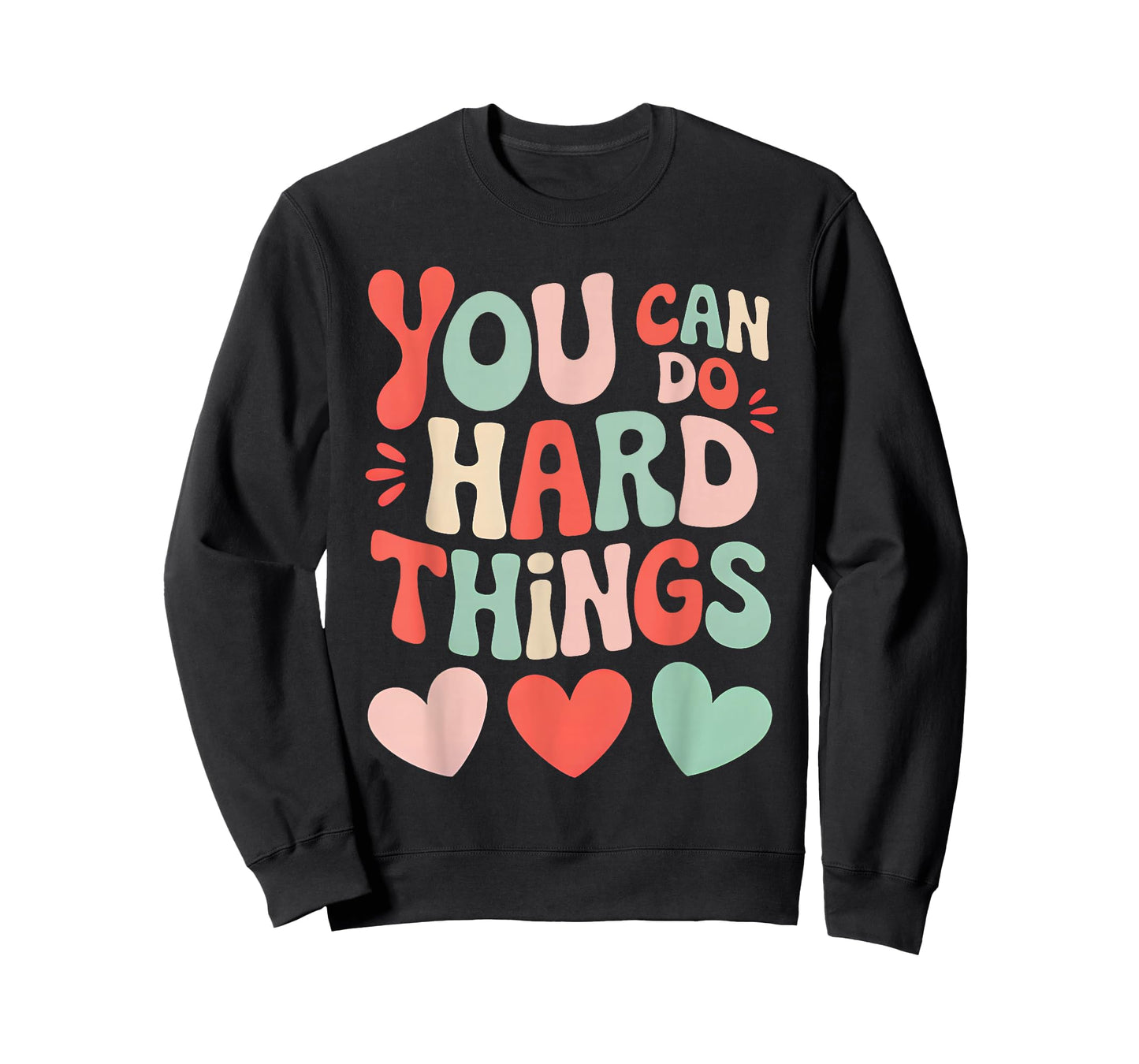 Groovy Test Day Teacher You Can Do Hard Things Women Kids T-Shirt