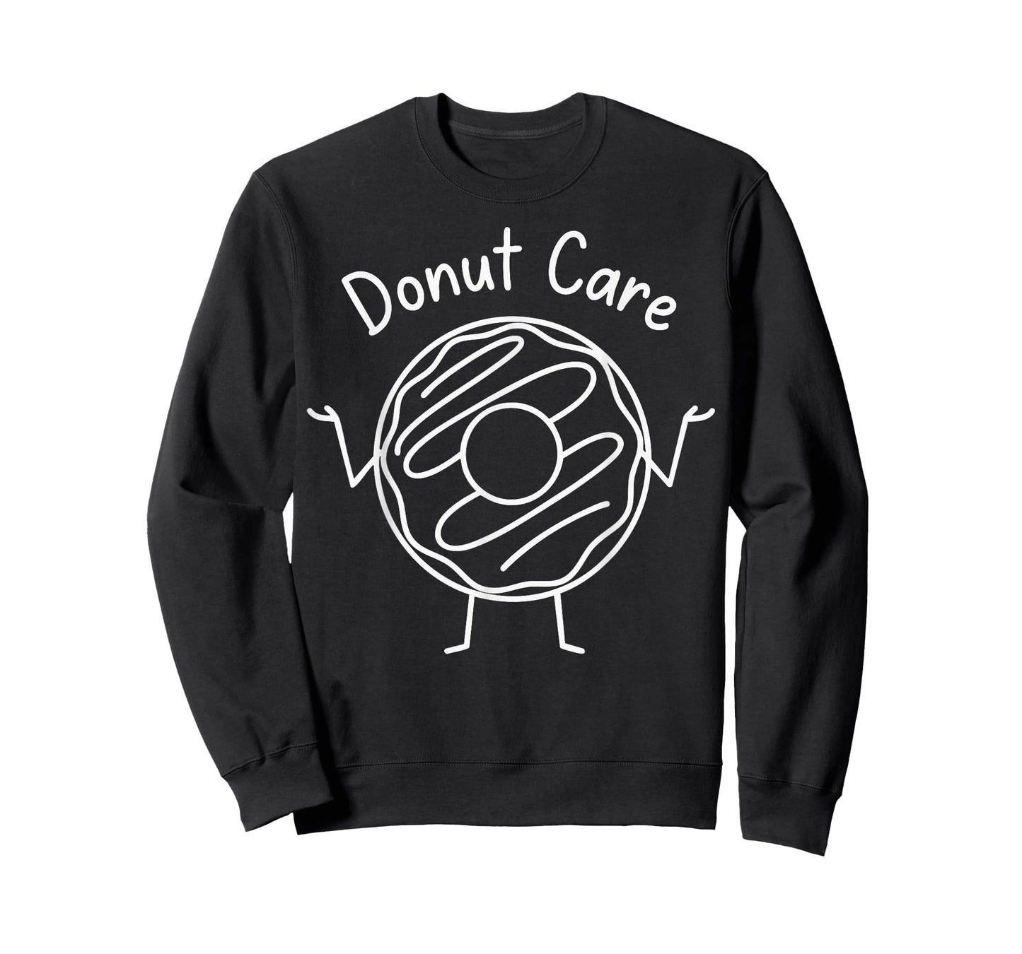 Donut Care Pun Line Art Funny T-Shirt