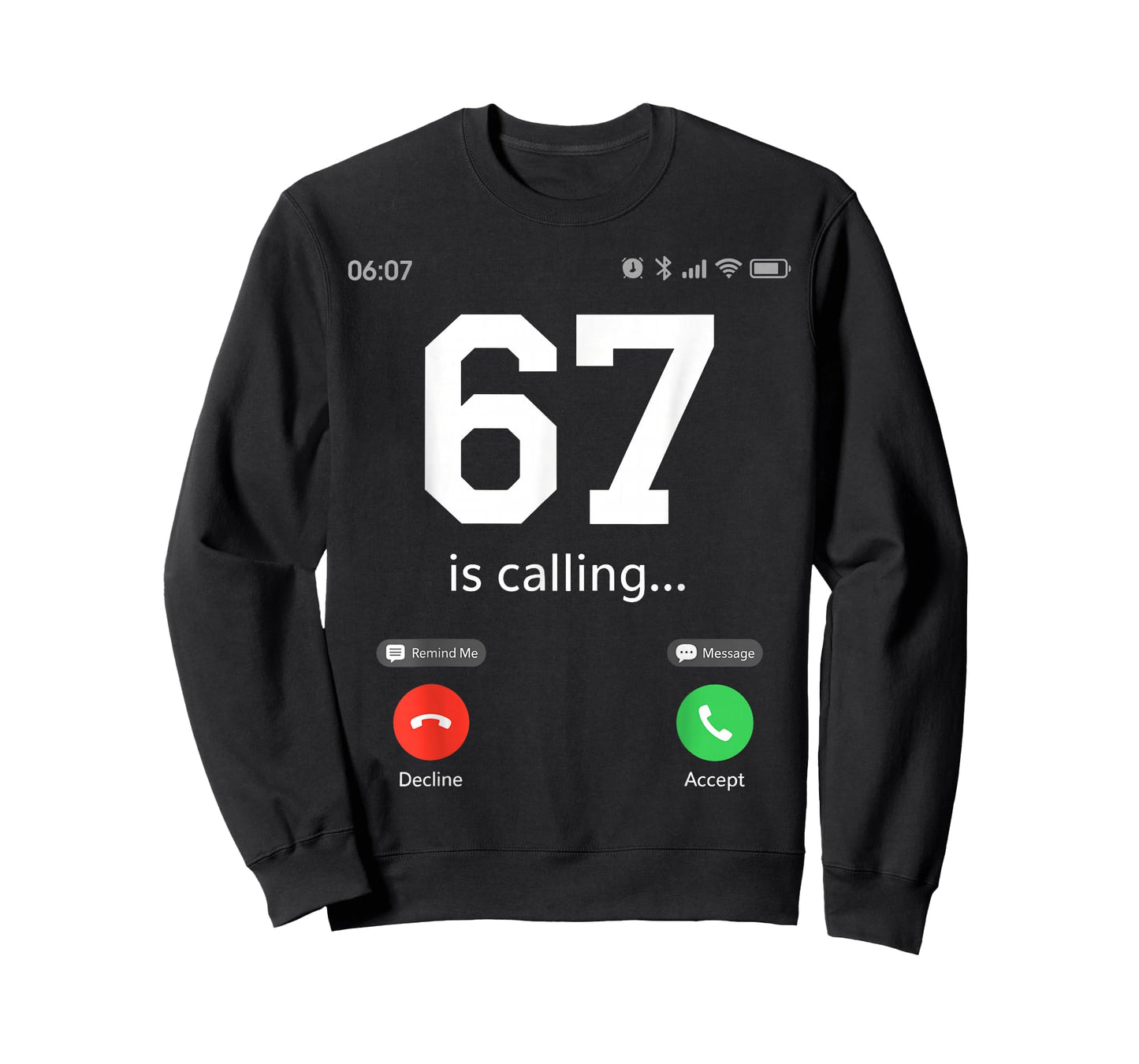 67 is Calling 6-7 Meme Kids Six Seven Youth Funny 6 7 T-Shirt