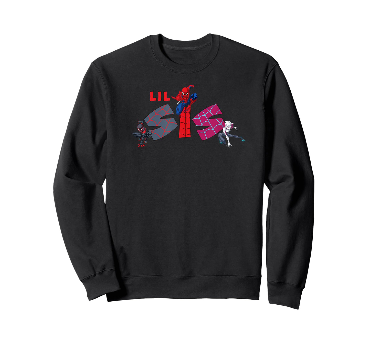 Marvel Spider-Man Trio Lil Sis Sister Family Trip Matching T-Shirt