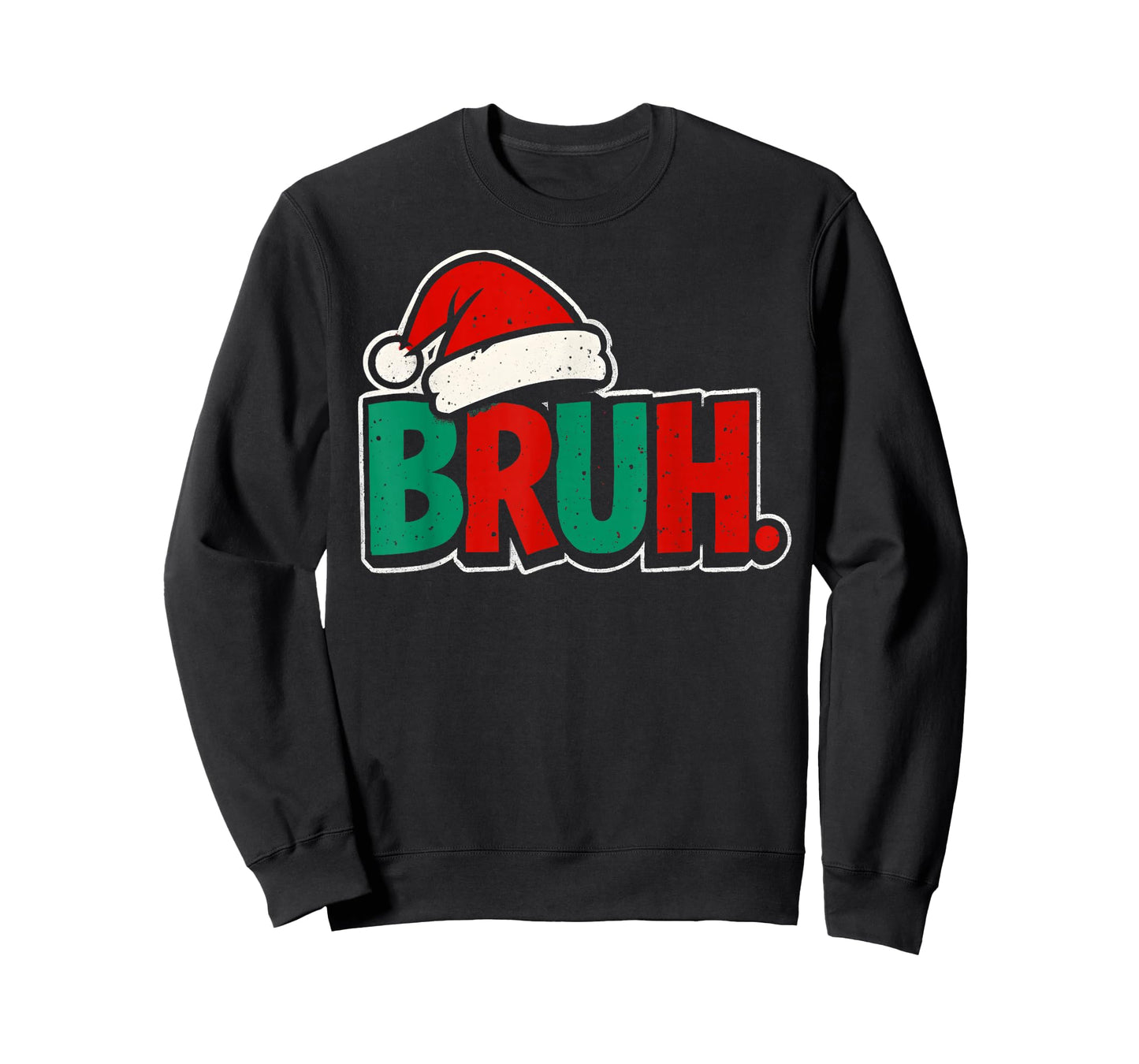 Bruh Funny Saying Bro Teens Boys Kids Christmas Pajamas Xmas T-Shirt