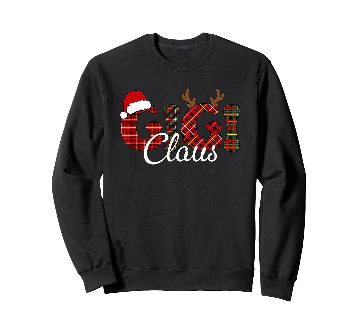 Gigi Claus Christmas Lights Pajama Family Matching Women T-Shirt
