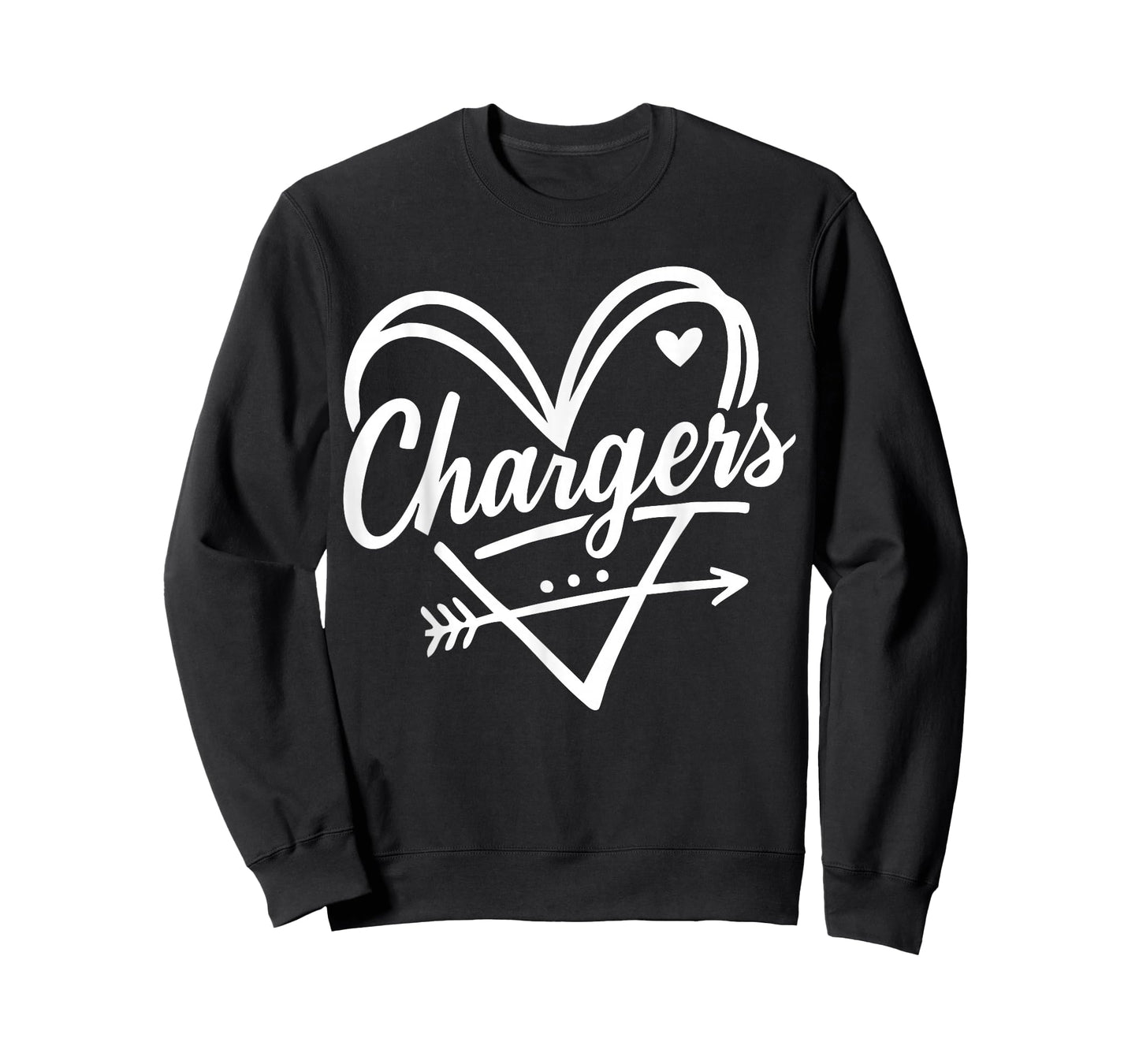 Vintage Chargers Name Heart Gift for Men Women Kids T-Shirt