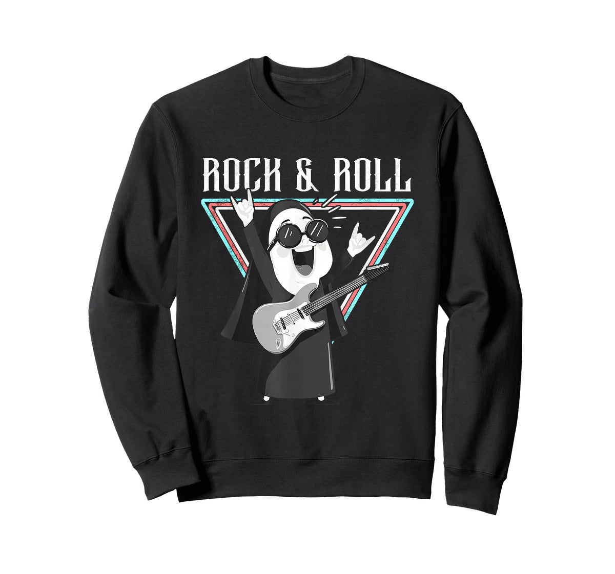 Rock & Roll Fun Graphic Illustration T-Shirt