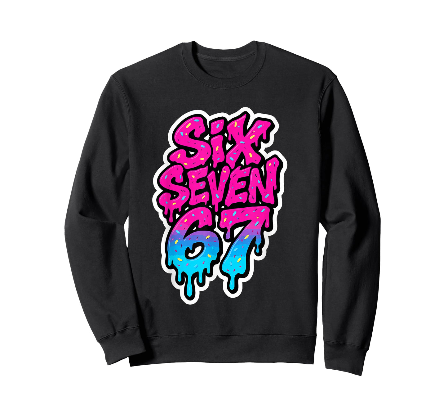 Six Seven 67 Baseball Ice Cream Drip Mason Meme Kids Boys T-Shirt