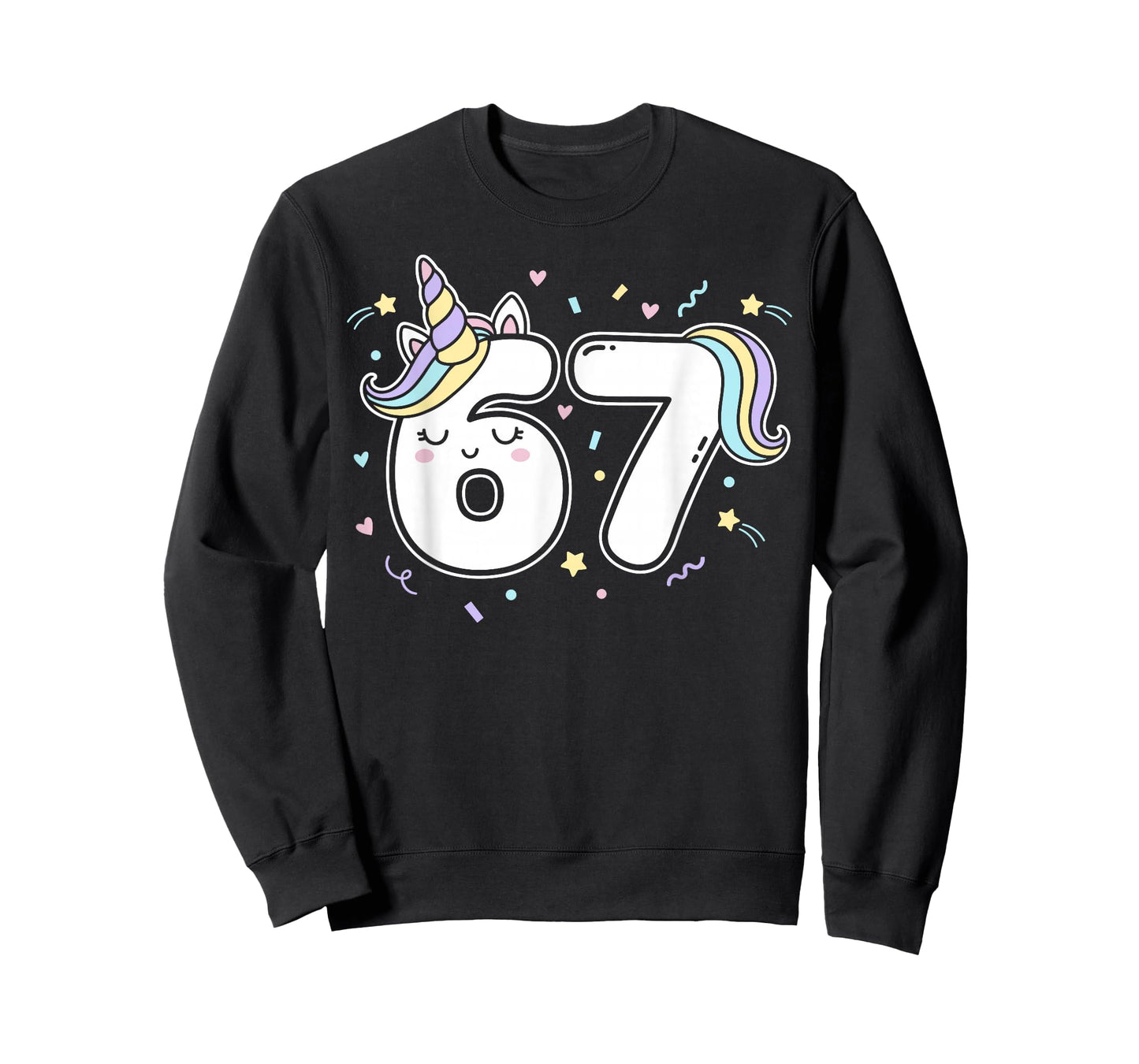 67 Unicorn Six Seven 6-7 Meme T-Shirt