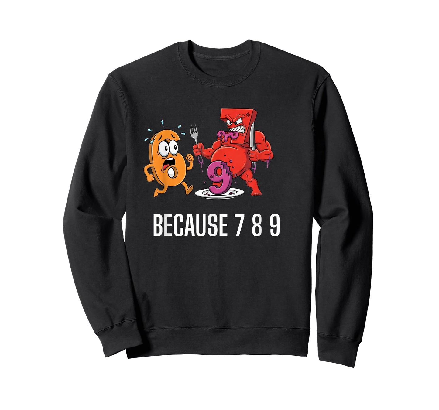 6 7 Meme Joke Because 7 8 9 Funny Kids 67 T-Shirt