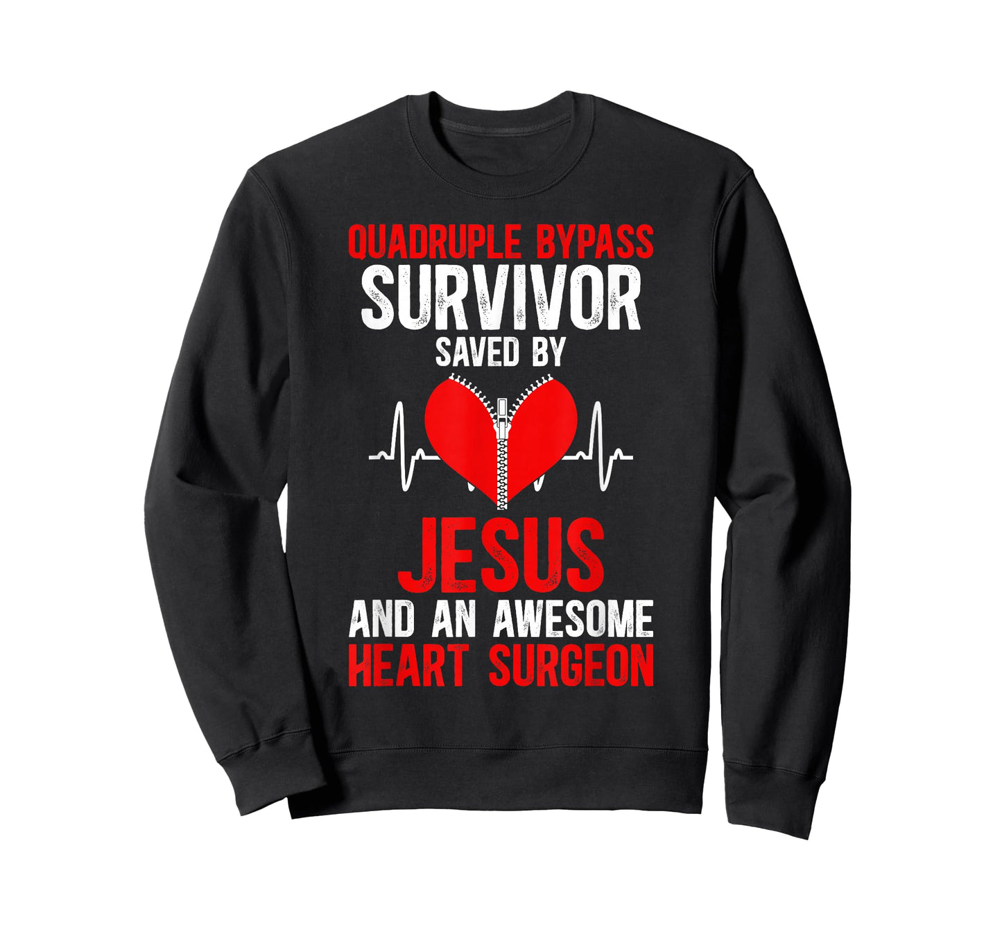 Quadruple Bypass Surgery Survivor Saved by Jesus T-Shirt