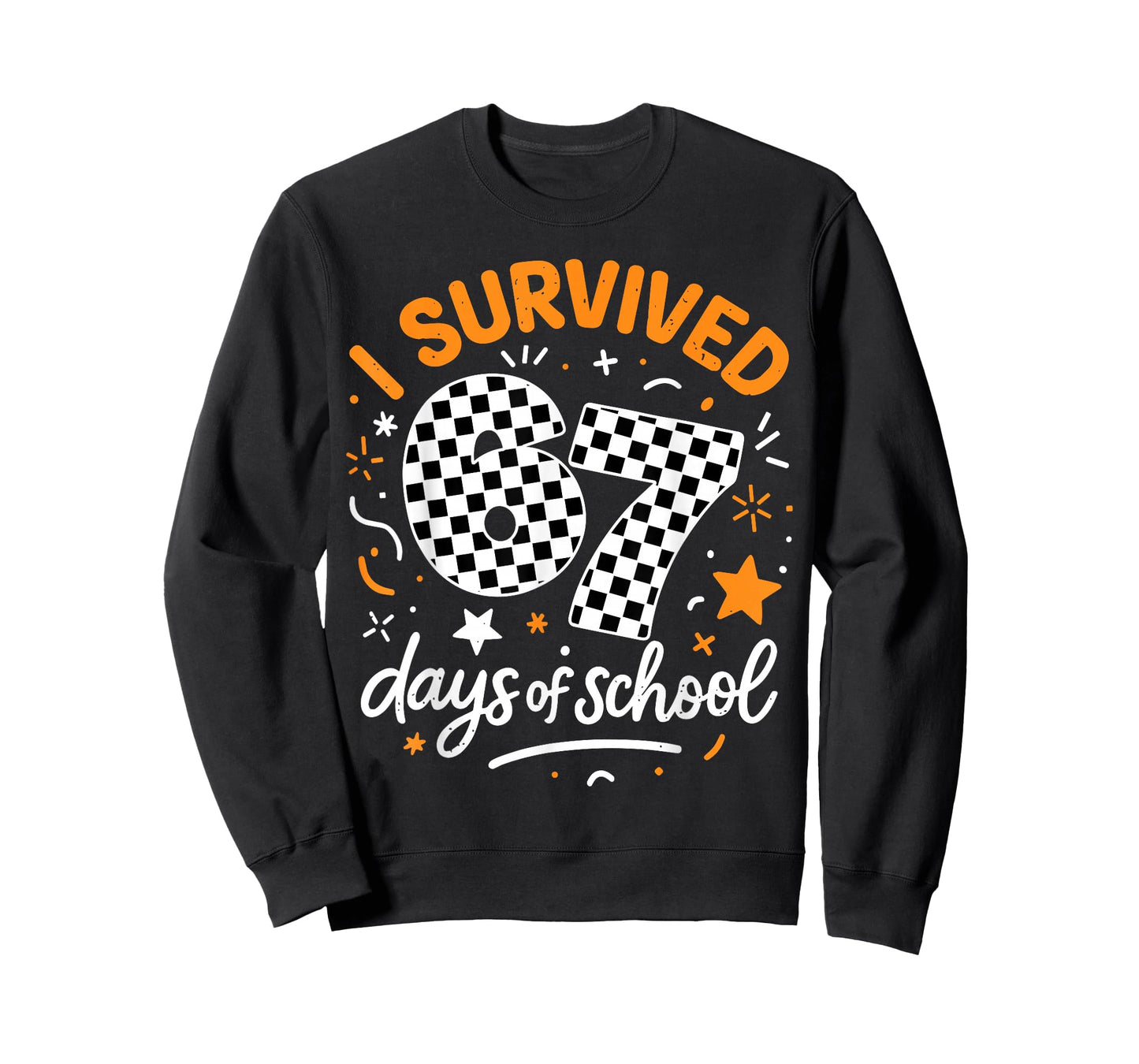 I Survived 67 Days of School Funny Six Seven 6 7 Meme Z Gen T-Shirt