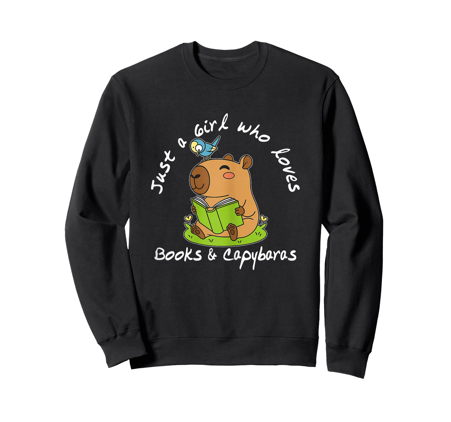 Just a Girl who Loves Books and Capybaras T-Shirt