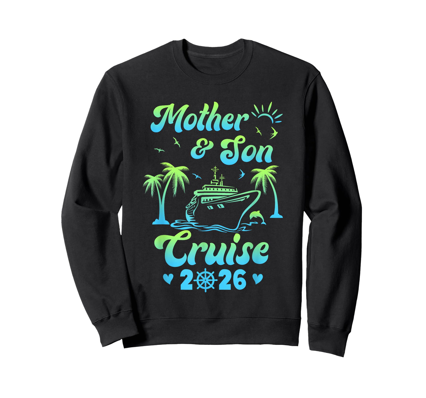 Mother and Son Cruise 2026 Funny Family Trip Matching T-Shirt