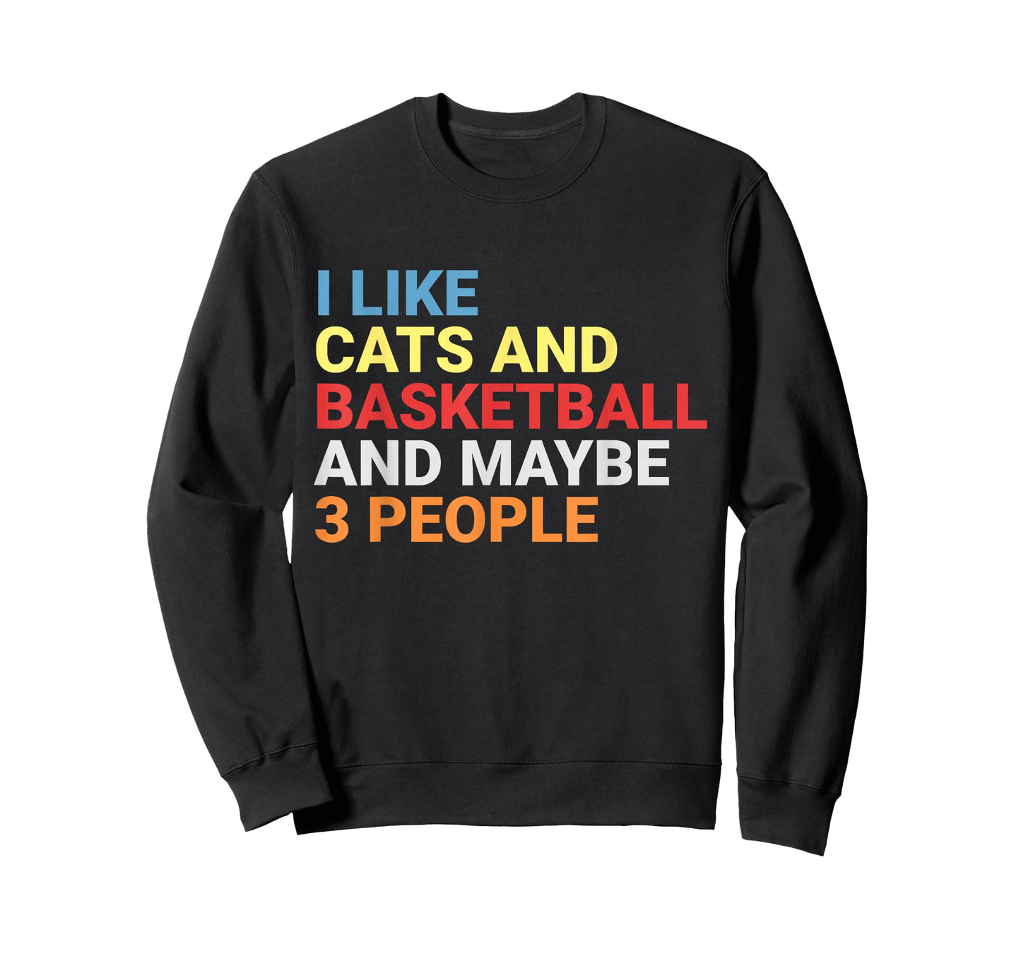 Retro I Like Cats and Basketball Lover Funny Cat T-Shirt
